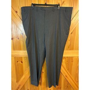 Shaquille O'Neal XLG  Big and Tall Stretch Fabric Classic Fit Flat Front Suit Pa
